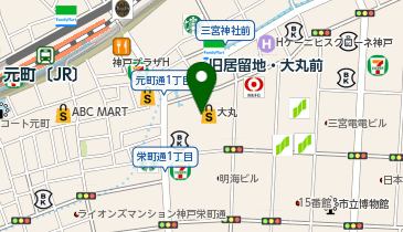 アントス旧居留地店の地図画像