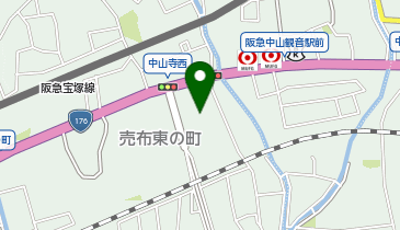 ウィルド体操クラブ宝塚の地図画像