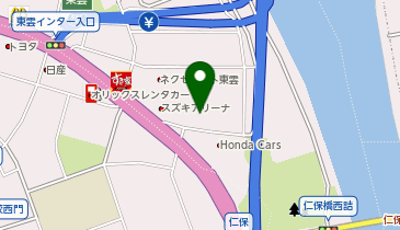 広島県個人タクシー協同組合の地図画像