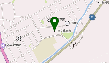 三瓶地域づくり活動センターの地図画像