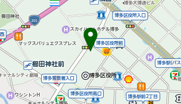 福岡珠算振興会の地図画像
