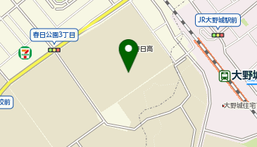 福岡県立春日高校食堂の地図画像