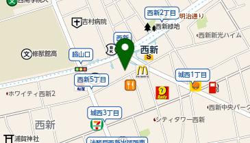 ステップゴルフプラス西新店の地図画像