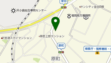 小倉拘置支所の地図画像