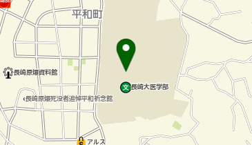 長崎医学同窓会の地図画像