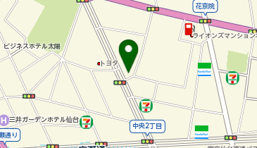 阿武隈書房仙台店の地図画像