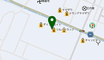 ツルハ調剤薬局余目店の地図画像