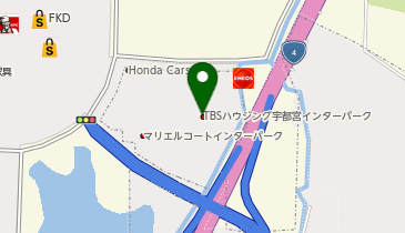 ノーブルホーム 宇都宮第二展示場の地図画像