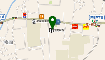 ホームヘルパーステーション信愛の地図画像