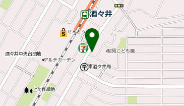 化粧品の店あさかの地図画像