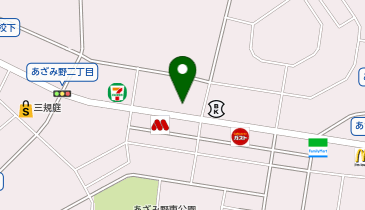 ラクティブあざみ野の地図画像