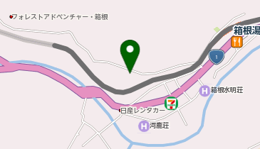 ザ・ノースフェイス箱根の地図画像