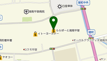 BANKAN湘南平塚店の地図画像
