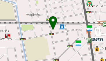 いしど式そろばん教室アシタネ新越谷校の地図画像