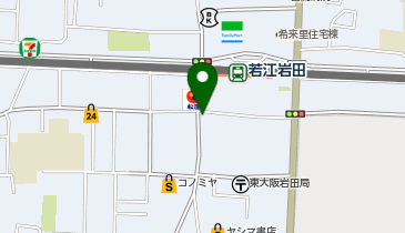 化粧品の美栄の地図画像