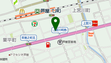 サロンド赤いリボンの地図画像