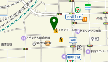 トータルセラピーイオンモール岡山店の地図画像