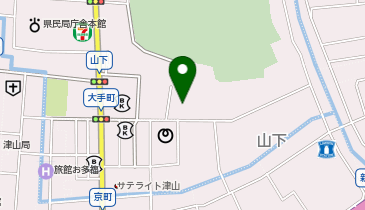 鶴山公園さくら開花情報の地図画像