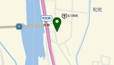 焼肉勘の地図画像