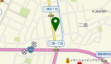 きらり薬局二島店の地図画像