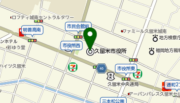 カフェテリアの地図画像