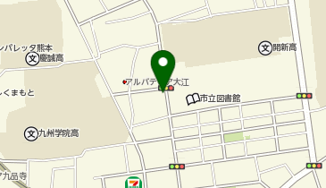 熊本市役所 中央区役所 中央区役所関係機関 大江地域コミュニティセンタの地図画像