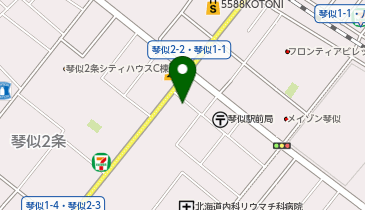 バーバーショップデフトマン札幌西店の地図画像