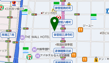 IWC心斎橋店の地図画像