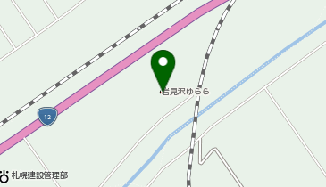 岩見沢温泉ほのかの地図画像