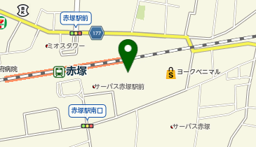 ツルハ 調剤薬局水戸赤塚店の地図画像