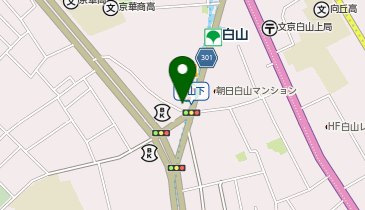 白山内科外科クリニックの地図画像