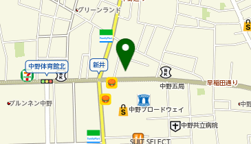 Le’a中野店の地図画像
