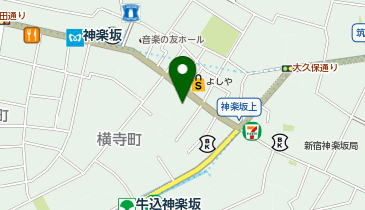 グイット神楽坂店の地図画像