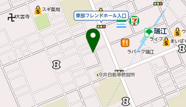 双泉会クリニックえどがわの地図画像