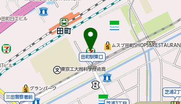 株式会社おしゃれ工房なぎさテラス田町店の地図画像