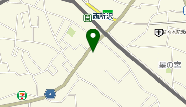 ステップゴルフ西所沢店の地図画像