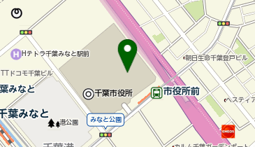 然の膳千葉市役所店の地図画像