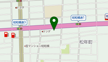 麻雀上海闘龍門中川昭和橋店の地図画像