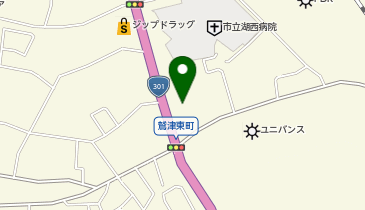 お宝本舗湖西店の地図画像