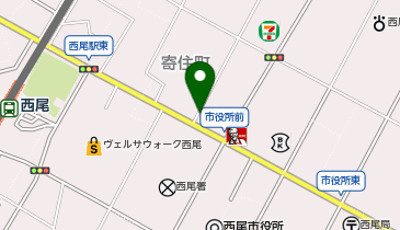 桜山補聴器センター・西尾店の地図画像