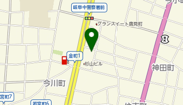 岐阜県行政書士会岐阜支部の地図画像