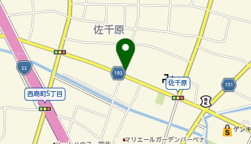 DREAMカフェレストバーの地図画像