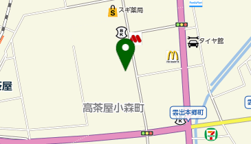 亜熱帯インターネットカフェ津南高茶屋店の地図画像