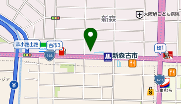 オレンジ薬局新森古市店の地図画像