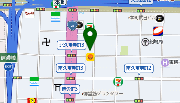 株式会社銀の葡萄の地図画像