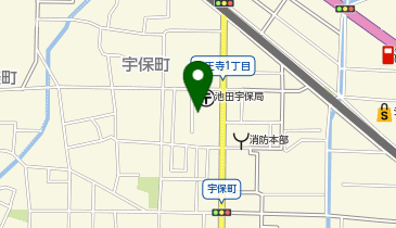 マルシゲ池田店の地図画像