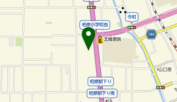 アカカベ柏原大正薬局の地図画像