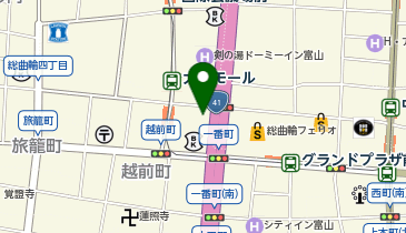 TAKEUCHIBRIDAL富山・総曲輪店の地図画像