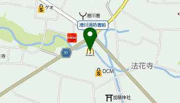 富山第一ドライ滑川パスタ店の地図画像