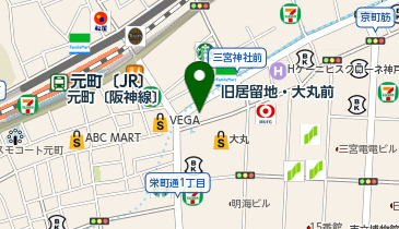 リッシュ神戸店の地図画像